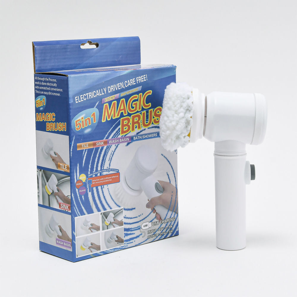 Multifunctional Electric Scrubber – Rechargeable Automatic Dishwashing Brush for Kitchen, Range Hood & Stove Cleaning