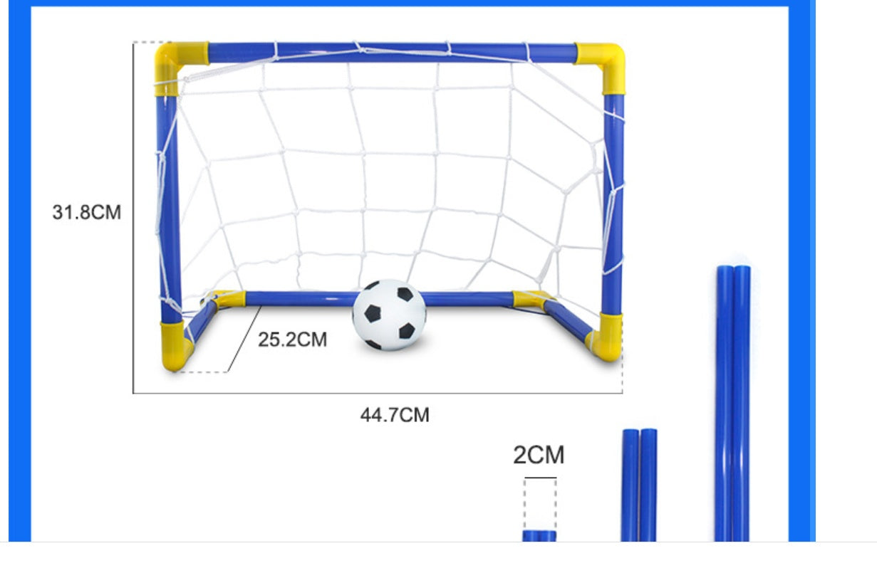 Folding Mini Soccer Goal Post Net – Portable Football Goal for Kids, Backyard & Indoor Play