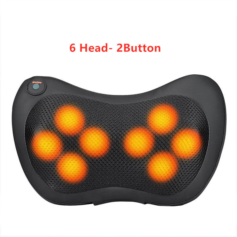 Electric Neck Massager – Multifunctional Cervical, Waist, and Back Massage Pillow for Home and Car Relaxation