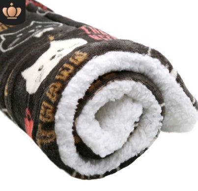 Cute Cat & Dog Blanket – Soft Pet Mat for Cats and Dogs, Cozy Bedding for Small and Medium Pets
