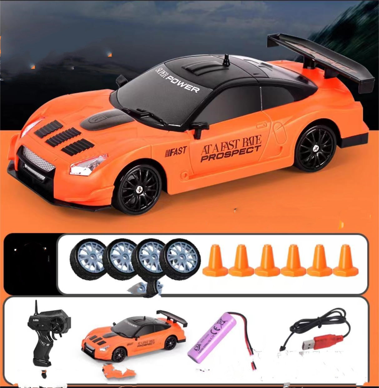 2.4G RC Drift Car – 4WD Remote Control Racing Toy, GTR & AE86 Model Vehicle for Kids, Christmas Gift
