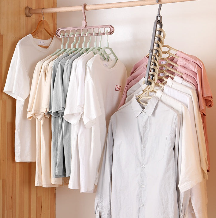 Plastic Clothes Hangers – Durable Storage Hangers with Hooks for Home Organization