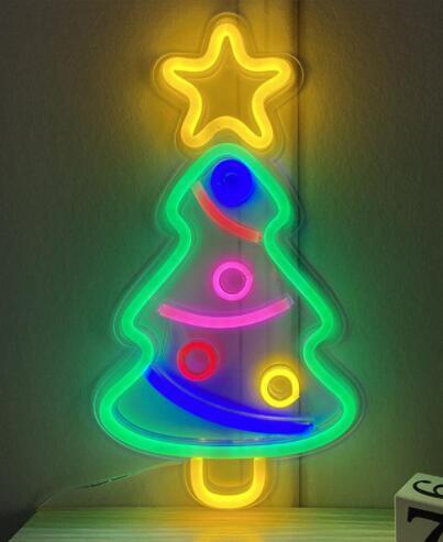 LED Neon Light – Acrylic Back Panel Room Decoration Night Light for Bedroom, Living Room, and Party