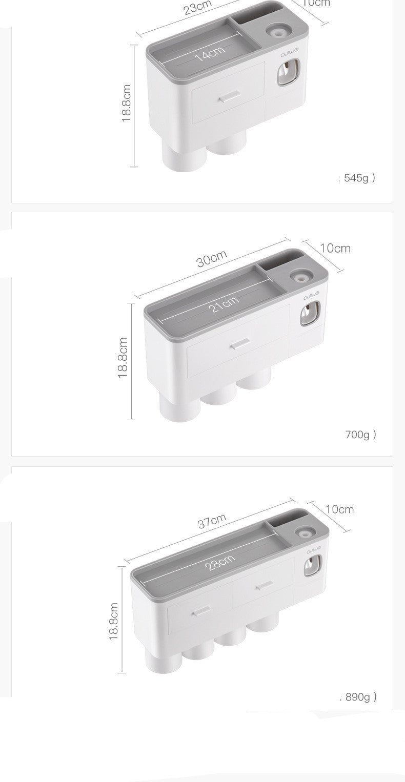 Magnetic Toothbrush Holder – Punch-Free Wall-Mounted Toothbrush Rack for Bathroom Storage and Organization