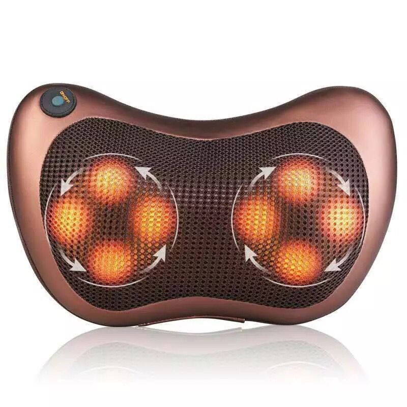 Electric Neck Massager – Multifunctional Cervical, Waist, and Back Massage Pillow for Home and Car Relaxation