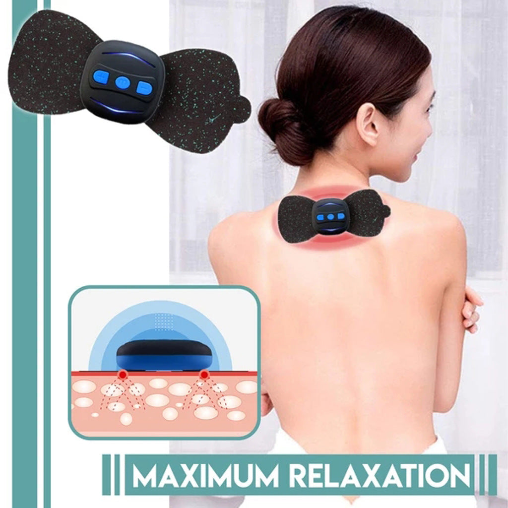 Portable Mini Neck Massager – USB Rechargeable Cervical Vertebra Physiotherapy Pain Relief Device