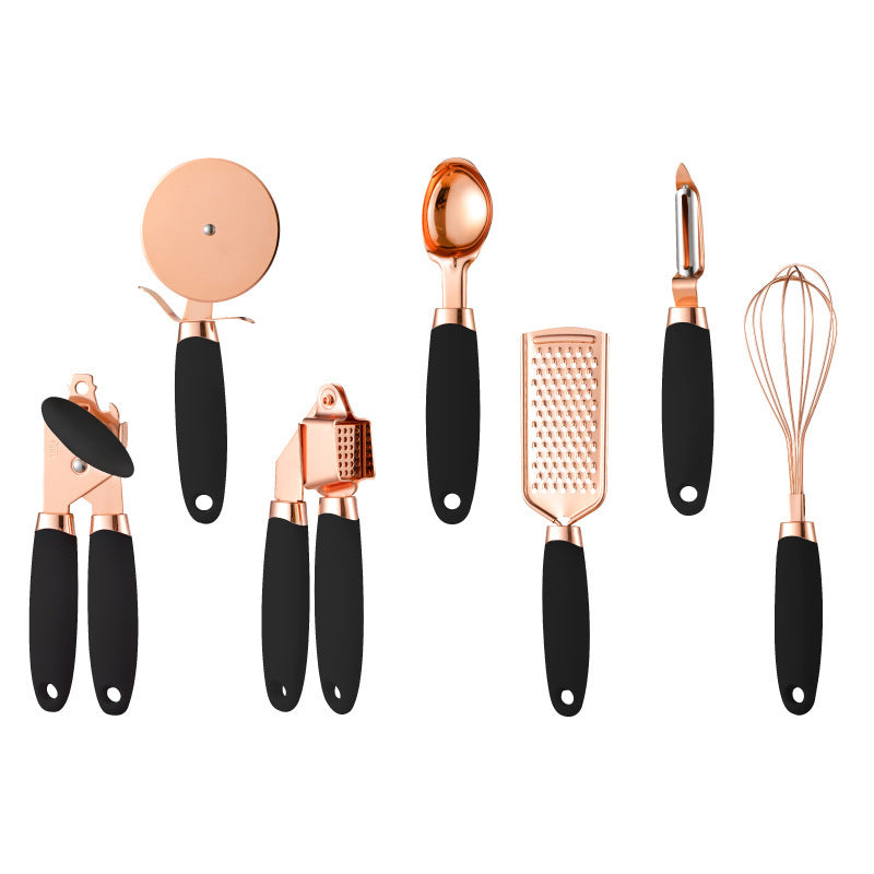 Kitchen Peeler Gadget Set – Copper-Plated Household Vegetable & Fruit Peelers