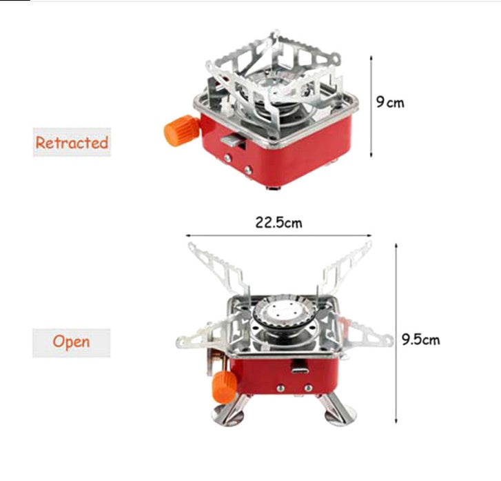 Portable Foldable Stove Burner – Compact Camping and Outdoor Cooking Stove