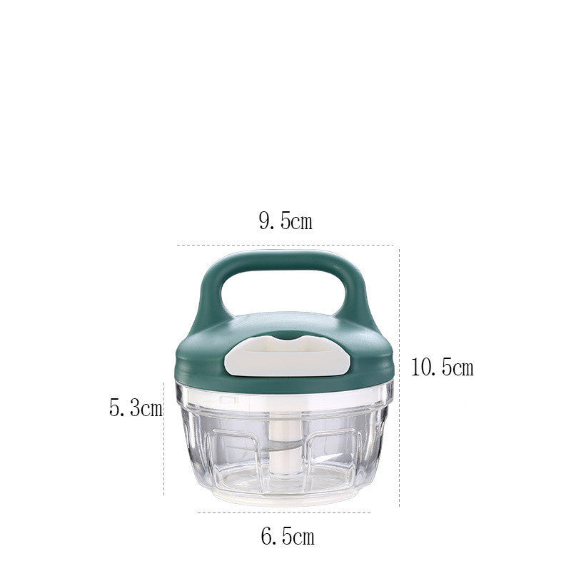 Multi-Function Manual Food Processor – Hand-Powered Chopper, Slicer & Dicer for Vegetables and Fruits