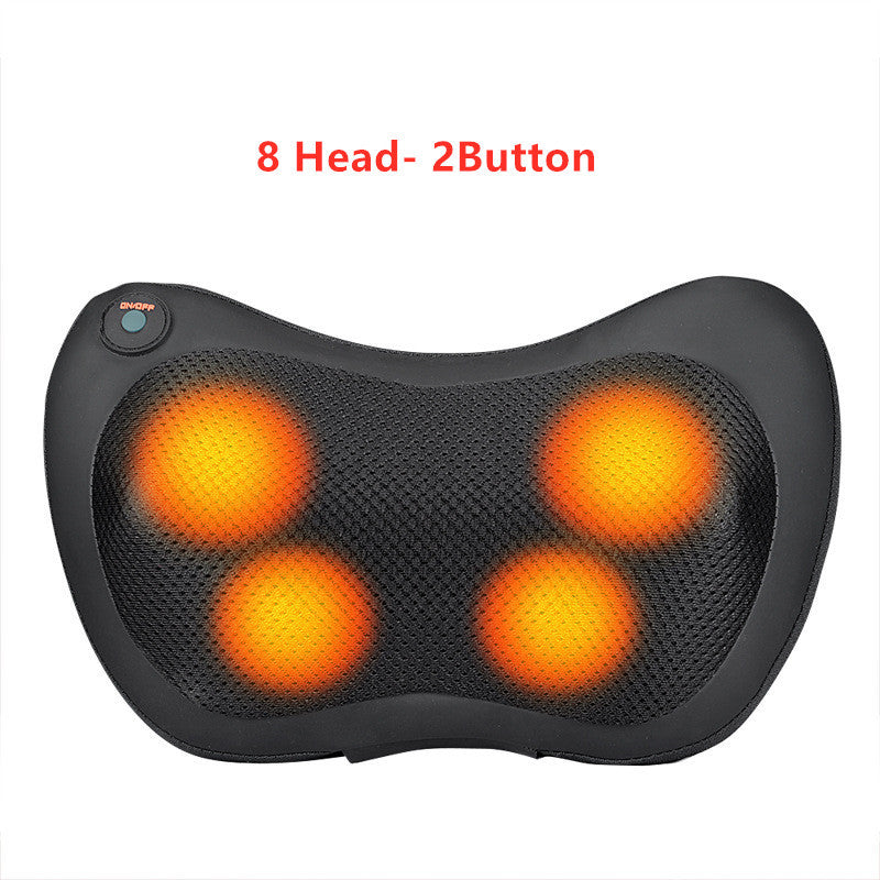 Electric Neck Massager – Multifunctional Cervical, Waist, and Back Massage Pillow for Home and Car Relaxation
