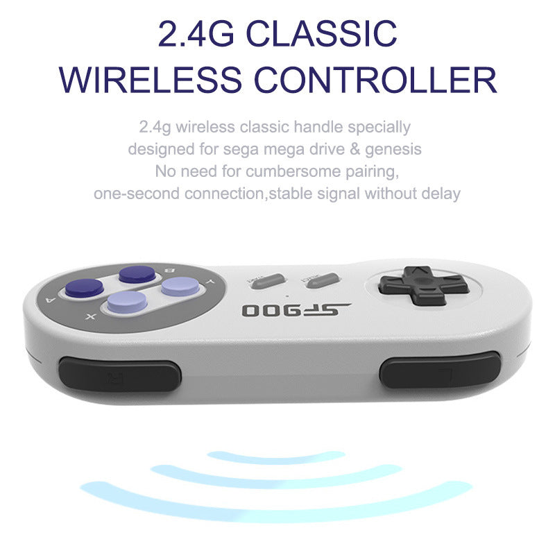 TV & Wireless Dual Player Game Console – Built-in 5200 Classic Games, Plug & Play Entertainment System
