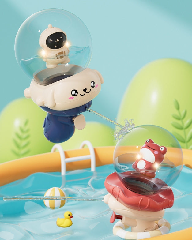 Children’s Spaceman Cartoon Water Flosser – Kids’ Oral Irrigator for Fun & Healthy Teeth, Internet Celebrity Design