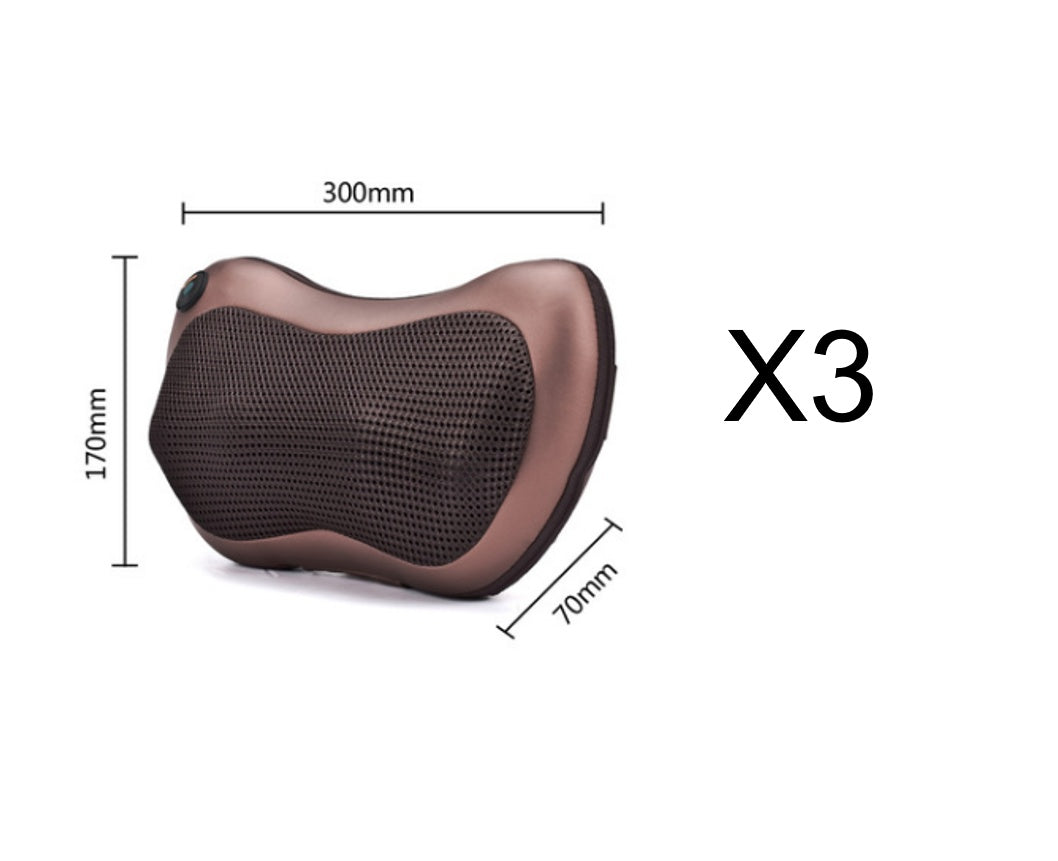 Electric Neck Massager – Multifunctional Cervical, Waist, and Back Massage Pillow for Home and Car Relaxation