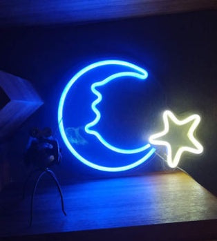 LED Neon Light – Acrylic Back Panel Room Decoration Night Light for Bedroom, Living Room, and Party
