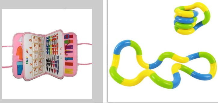 New Busy Book – Children’s Dressing & Buttoning Busy Board for Early Education, Preschool Sensory Learning Toy