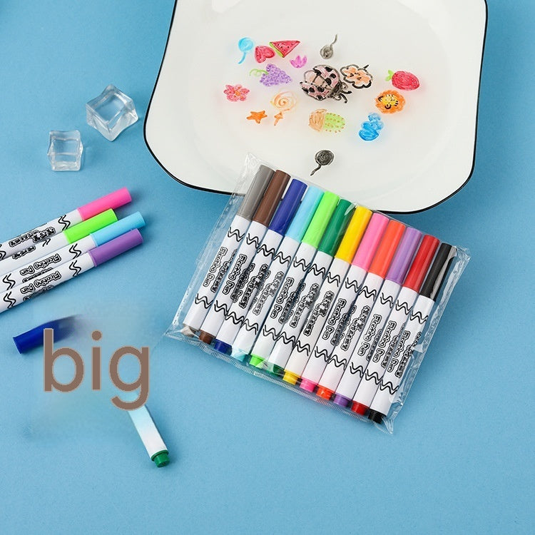 Magic Water Floating Pen – Colorful Reusable Water Drawing Pen for Kids’ Creativity