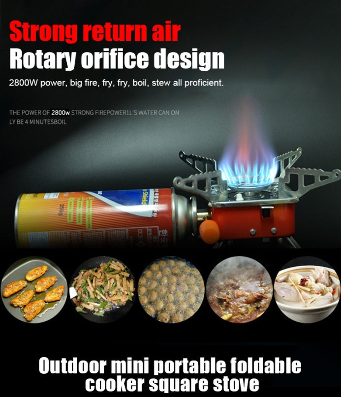 Portable Foldable Stove Burner – Compact Camping and Outdoor Cooking Stove