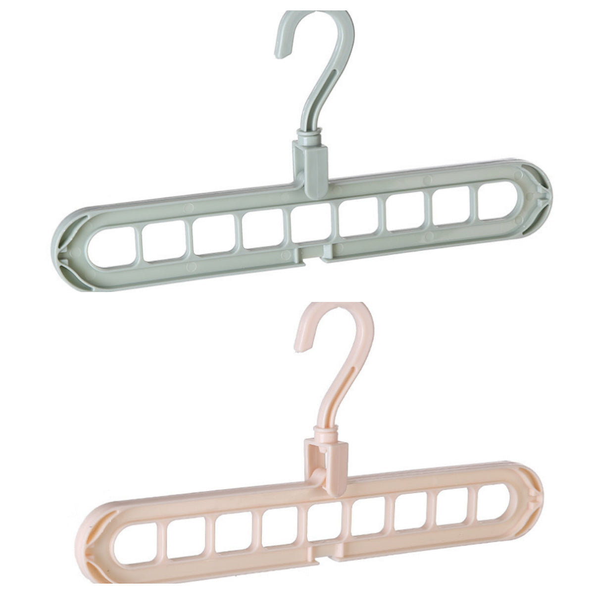 Plastic Clothes Hangers – Durable Storage Hangers with Hooks for Home Organization