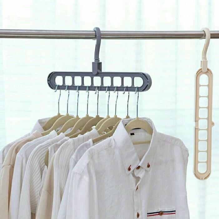 Plastic Clothes Hangers – Durable Storage Hangers with Hooks for Home Organization