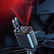 Starry Sky Flexible Wire Car Charger – USB Fast Charging Cable for Smartphones and Tablets