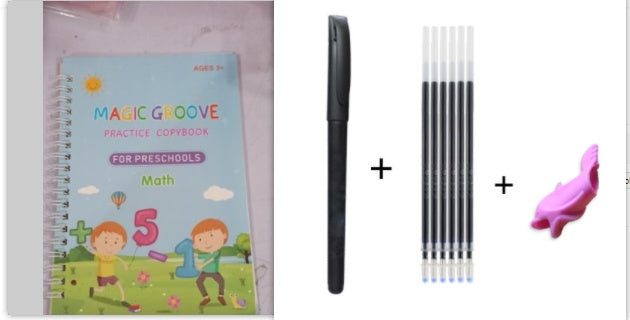 Hot Selling Preschool Hard Pen & Groove Copybook – English Handwriting Practice Book for Children