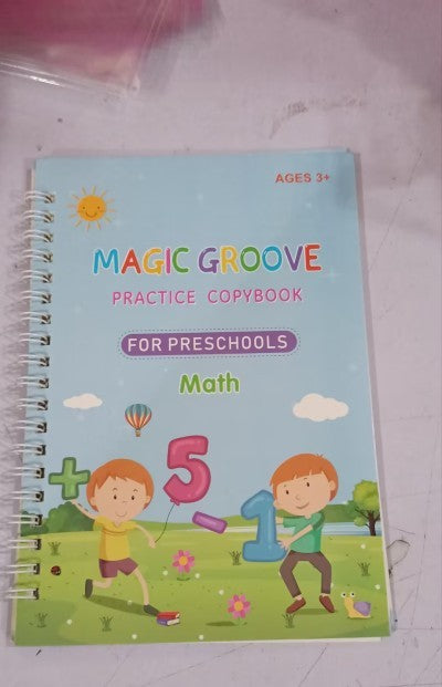Hot Selling Preschool Hard Pen & Groove Copybook – English Handwriting Practice Book for Children