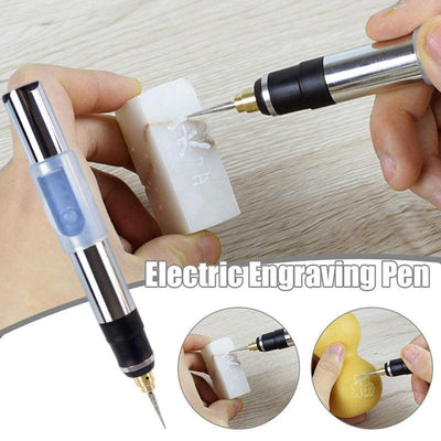 25W Wireless Mini Electric Engraving Pen – DIY Micro Drill, Grinder & Cutter Tool for Jade, Wood & Metal