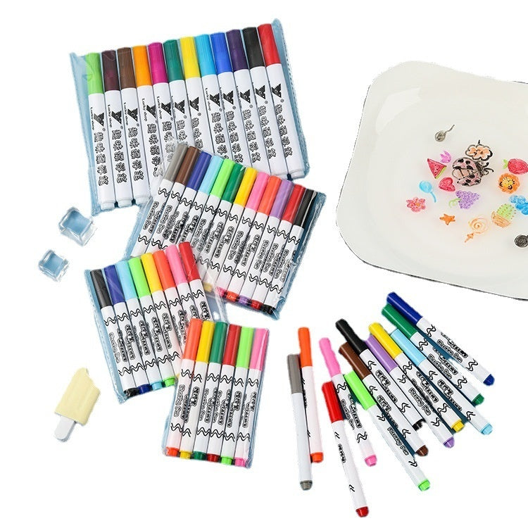Magic Water Floating Pen – Colorful Reusable Water Drawing Pen for Kids’ Creativity