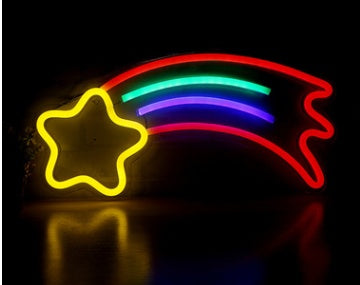 LED Neon Light – Acrylic Back Panel Room Decoration Night Light for Bedroom, Living Room, and Party