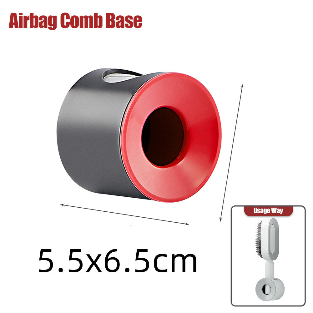 Self-Cleaning Hair Brush for Women – Anti-Static Scalp Massage Hairbrush with One-Key Hair Removal and Airbag Design