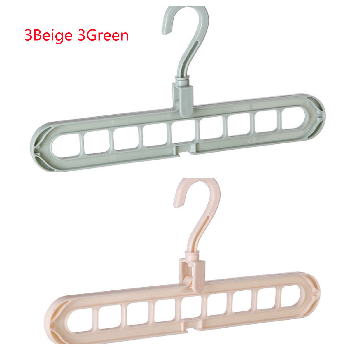 Plastic Clothes Hangers – Durable Storage Hangers with Hooks for Home Organization