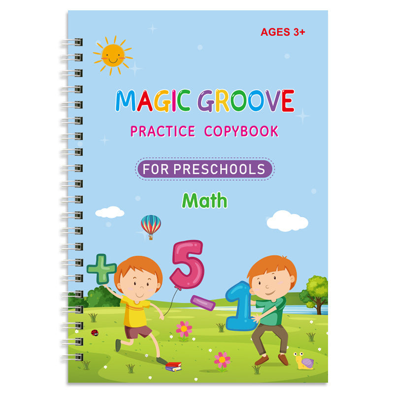Hot Selling Preschool Hard Pen & Groove Copybook – English Handwriting Practice Book for Children