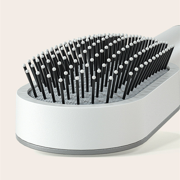 Self-Cleaning Hair Brush for Women – Anti-Static Scalp Massage Hairbrush with One-Key Hair Removal and Airbag Design