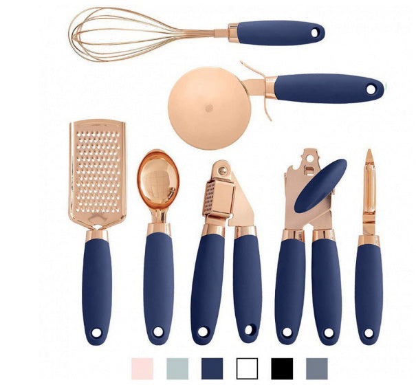 Kitchen Peeler Gadget Set – Copper-Plated Household Vegetable & Fruit Peelers