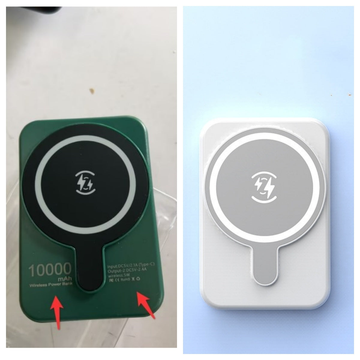 Mini Magnetic Wireless Power Bank – 5000mAh Fast Charging Portable Charger for Smartphones