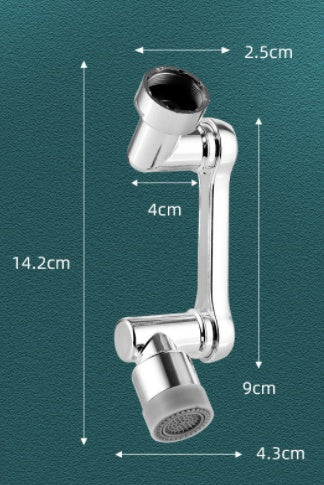 Universal Faucet for Washbasin – Multifunctional Splash-Proof Tap with 1080° Rotation